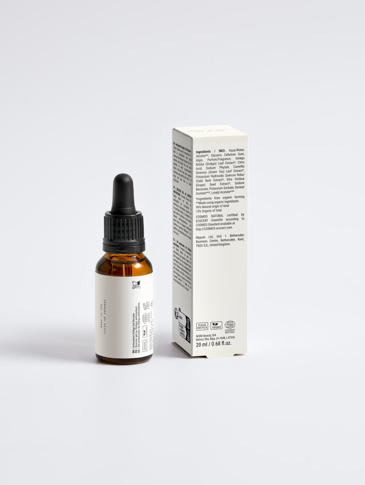 Antioxidant Ginkgo Gel Booster