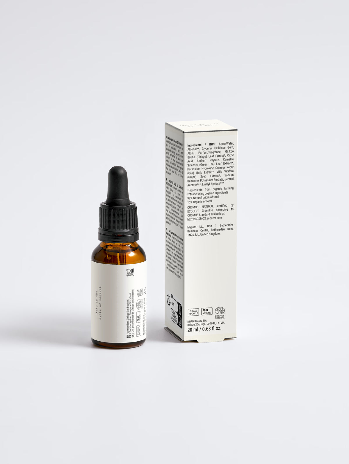 Antioxidant Ginkgo Gel Booster